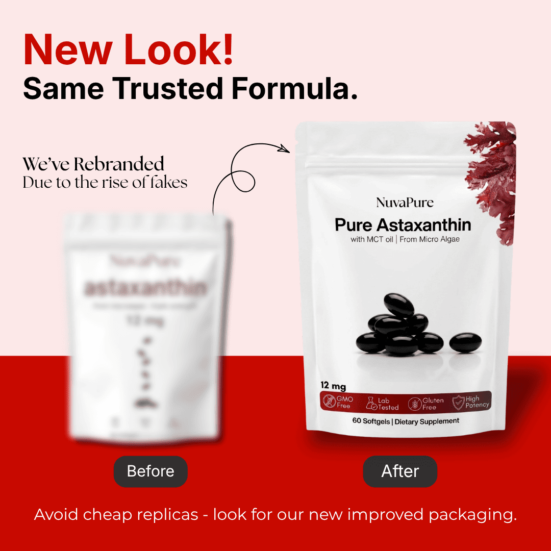 Pure 12mg Astaxanthin with MCT Oil