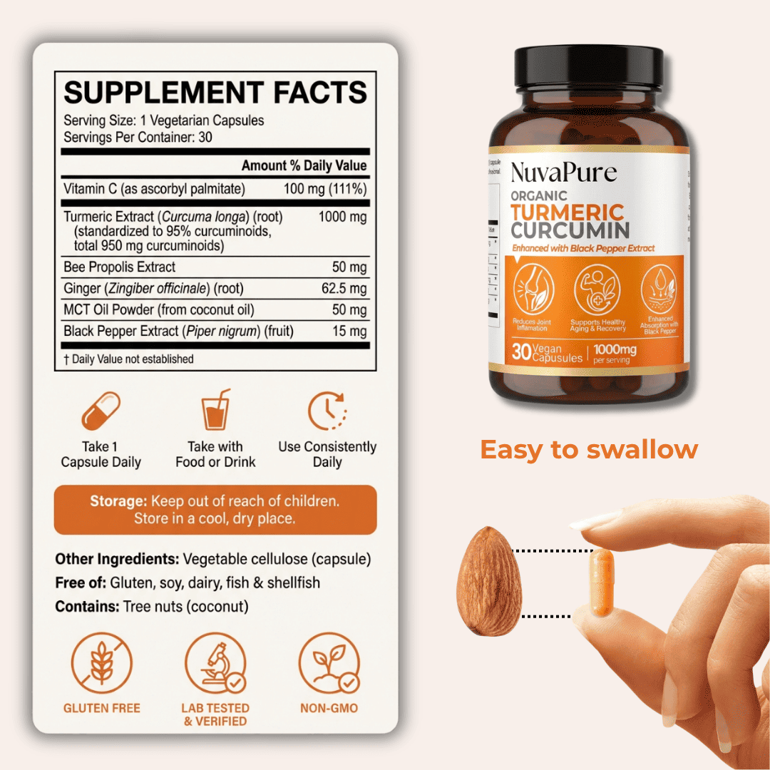 Turmeric Curcumin Capsules (1,000mg)