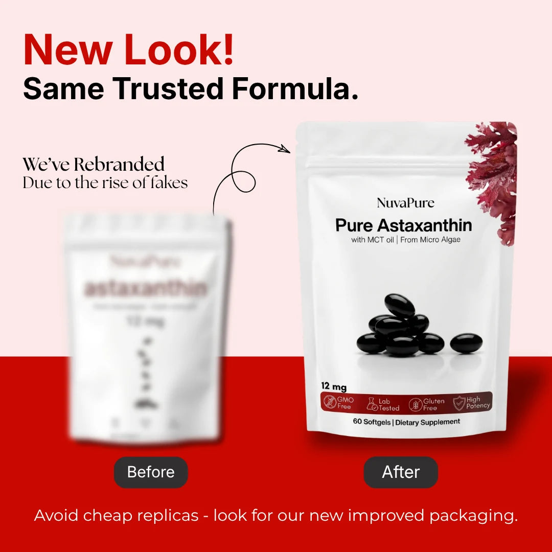 Pure 12mg Astaxanthin with MCT Oil