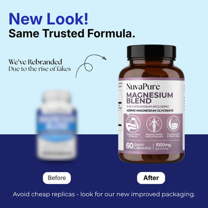 8-in-1 Magnesium Blend | with 400mg Glycinate